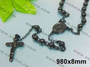 Stainless Steel Necklace  - KN7178-H