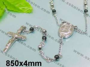 Stainless Steel Necklace  - KN7188-H