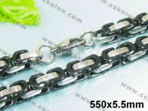 Stainless Steel Necklace  - KN7240-H