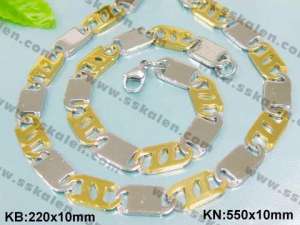 Fashion ss Jewelry Set - KS6030-H