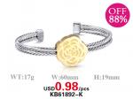 Loss Promotion Stainless Steel Jewelry Bangles Weekly Special - KB61892-K