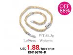 Loss Promotion Stainless Steel Jewelry Necklace Weekly Special - KN16670-K