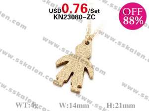 Loss Promotion Stainless Steel Jewelry Necklaces Weekly Special - KN23080-ZC