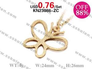 Loss Promotion Stainless Steel Necklaces Weekly Special - KN23086-ZC