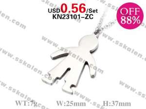Loss Promotion Stainless Steel Necklaces Weekly Special - KN23101-ZC