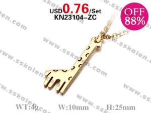 Loss Promotion Stainless Steel Necklaces Weekly Special - KN23104-ZC