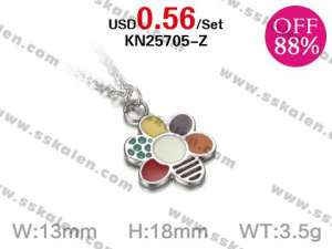 Loss Promotion Stainless Steel Necklaces Weekly Special - KN25705-Z