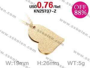 Loss Promotion Stainless Steel Necklaces Weekly Special - KN25737-Z