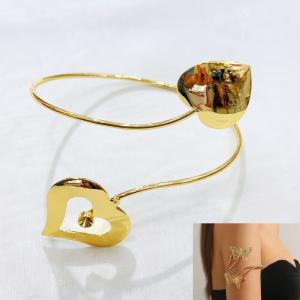 Stainless steel Arm Bangle - KAB003-BI