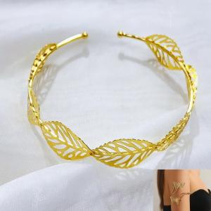Stainless steel Arm Bangle - KAB007-BI