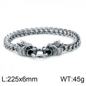 Stainless Steel Bracelet(Men) - KB100280-BD