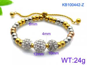 Braid Fashion Bracelet - KB100442-Z