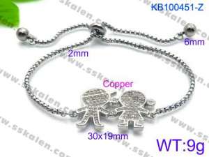 Braid Fashion Bracelet - KB100451-Z