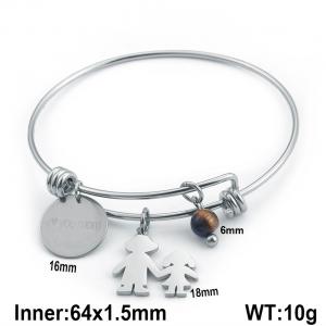Stainless Steel Bangle - KB100701-Z