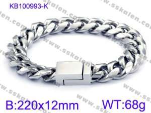 Stainless Steel Bracelet(man) - KB100993-K
