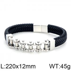 Leather Bracelet - KB105139-K