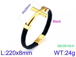 Leather Bracelet - KB105140-K