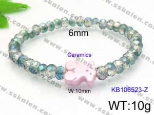 Stainless Steel Crystal Bracelet - KB106523-Z