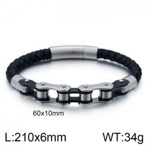 Stainless Steel Bicycle Bracelet - KB106596-K