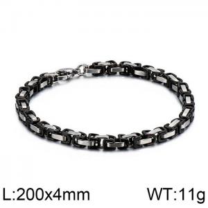 Stainless Steel Black-plating Bracelet - KB106710-Z