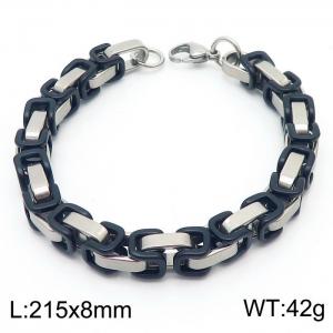 Stainless Steel Black-plating Bracelet - KB106716-Z