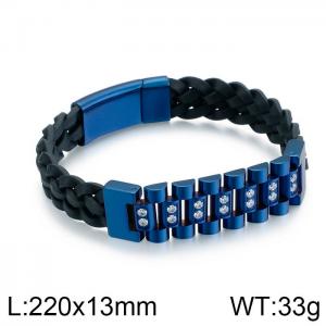 Leather Bracelet - KB106738-K