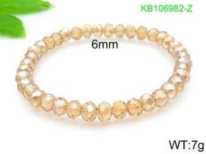 Stainless Steel Crystal Bracelet - KB106982-Z