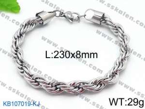 Stainless Steel Bracelet(Men) - KB107019-KJ