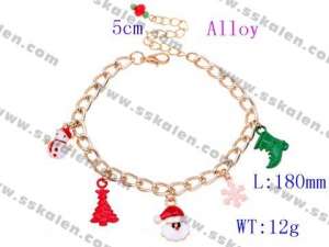Alloy & Iron Bracelet - KB107219-WG