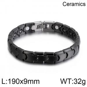 Stainless steel with Ceramic Bracelet - KB107488-K
