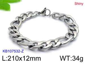 Stainless Steel Bracelet(Men) - KB107532-Z