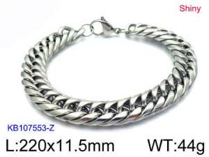 Stainless Steel Bracelet(Men) - KB107553-Z