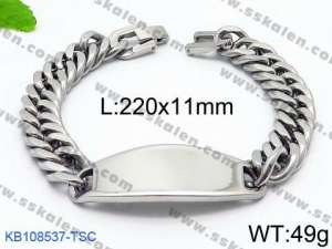 Stainless Steel Bracelet(Men) - KB108537-TSC