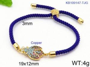 Braid Fashion Bracelet - KB109147-TJG