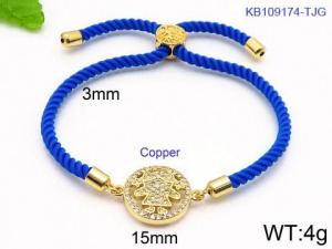 Braid Fashion Bracelet - KB109174-TJG