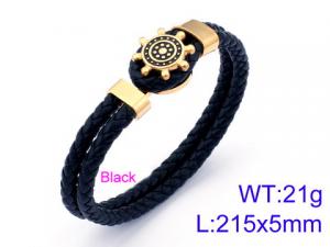 Leather Bracelet - KB110471-JR