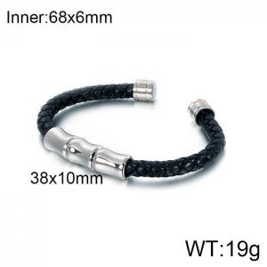 Leather Bracelet - KB110496-JR