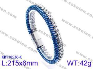 Stainless Steel Bracelet(Men) - KB110536-K