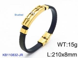 Leather Bracelet - KB110832-JR