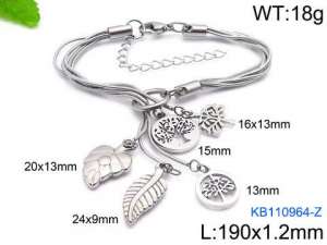 Stainless Steel Bracelet(women) - KB110964-Z