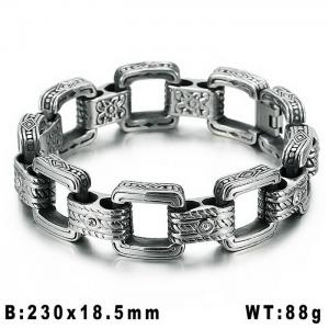 Stainless Steel Bracelet(Men) - KB111168-BD