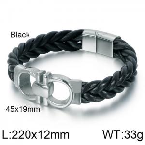 Leather Bracelet - KB111851-K