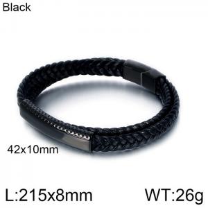 Leather Bracelet - KB112786-K