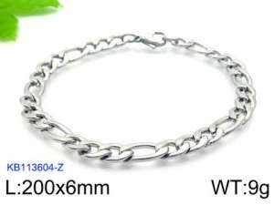 Stainless Steel Bracelet(Men) - KB113604-Z
