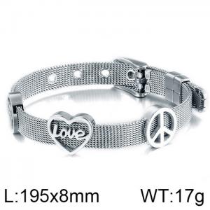 Stainless Steel Bracelet(women) - KB114042-KHY