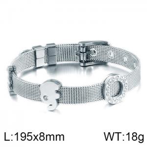 Stainless Steel Bracelet(women) - KB114053-KHY