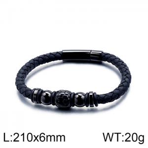 Leather Bracelet - KB114141-KFC