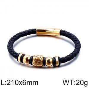 Leather Bracelet - KB114142-KFC
