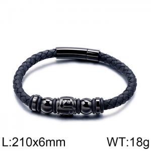 Leather Bracelet - KB114149-KFC
