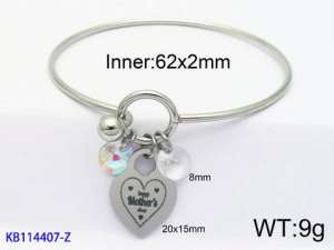 Stainless Steel Bangle - KB114407-Z